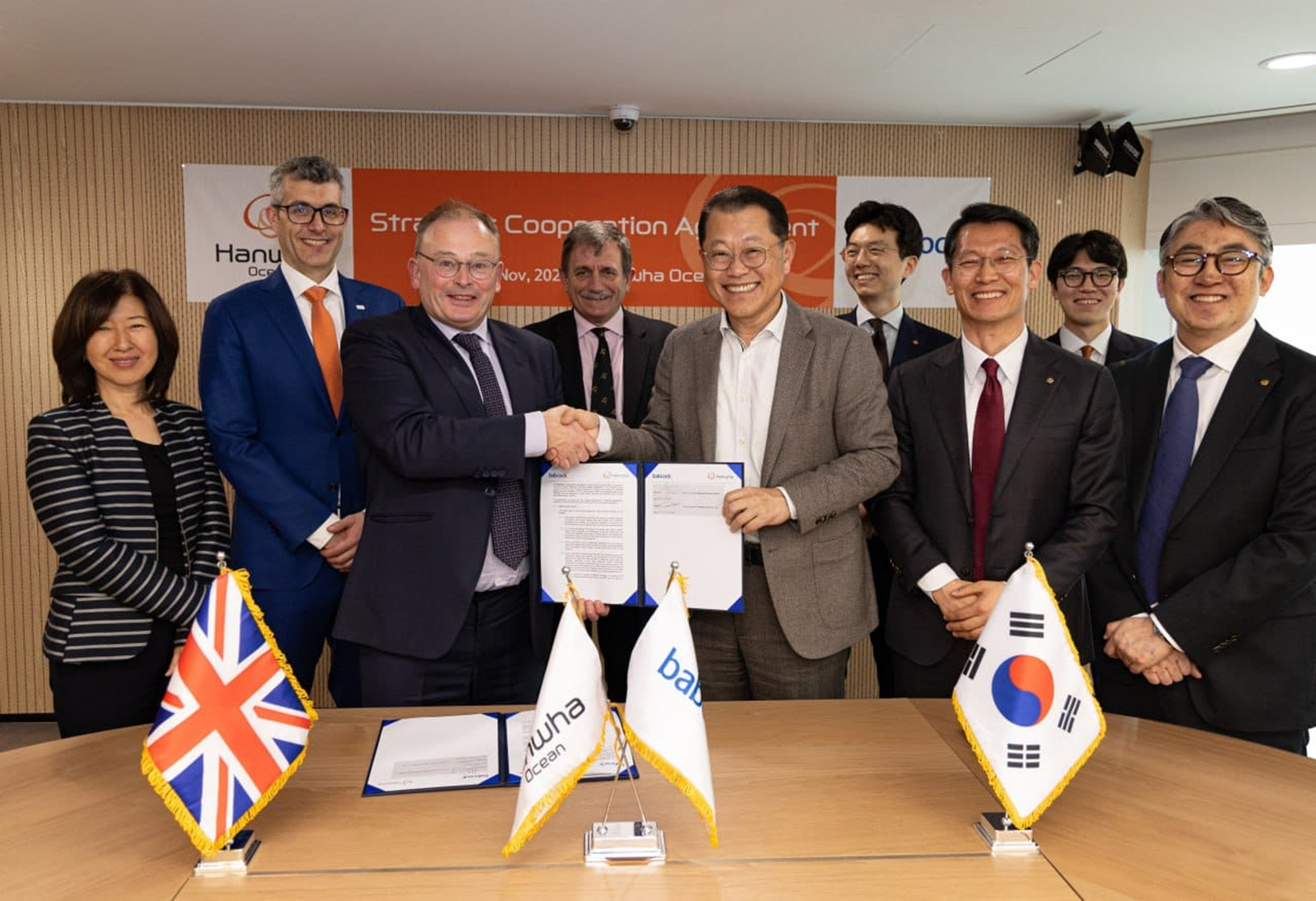 Babcock forms Strategic Partnership with Hanwha Ocean to grow global opportunities 