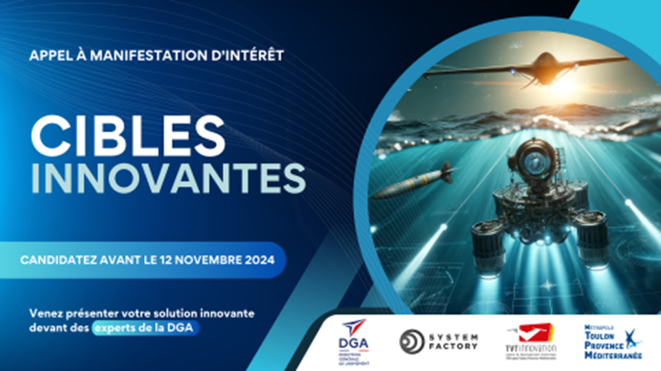 The Directorate General of Armaments Application for Start up and SME's: Challenge Development of innovative marine and underwater targets