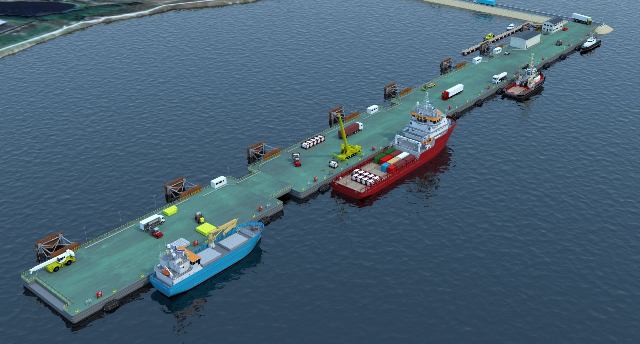 Developments made on Falkland Islands Port facility project